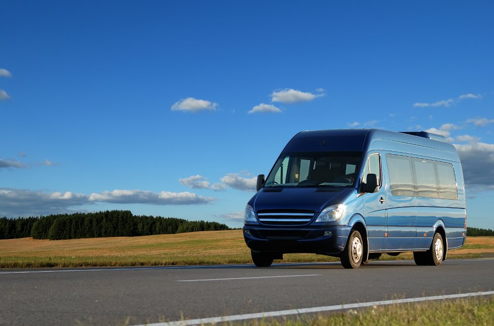 Modern coach exterior: Hire A Bus connects groups with vetted operators
